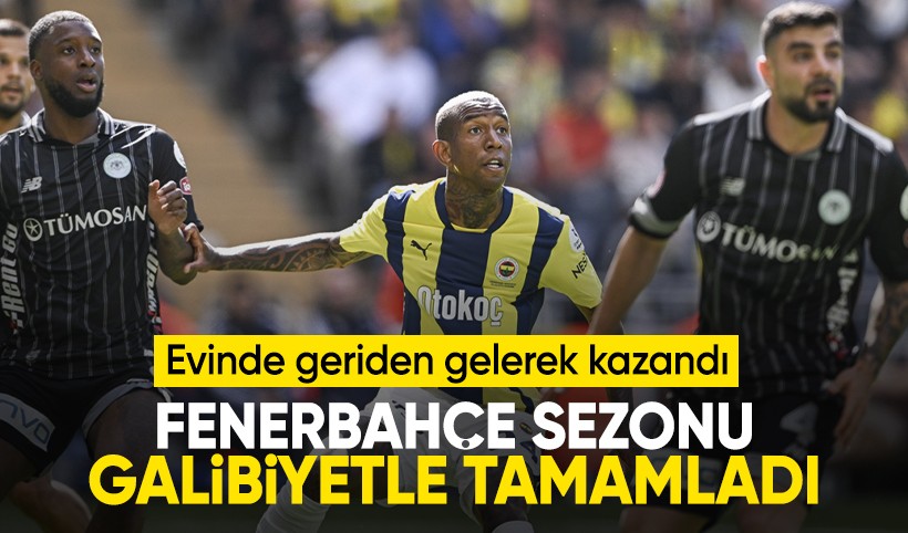 Fenerbahçe sezonu galibiyetle tamamladı: Geriye düştüğü maçta Konyaspor'u mağlup etti