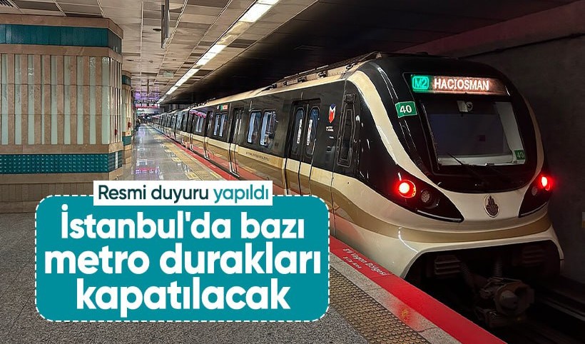 Resmi duyuru geldi: Taksim ve Şişhane metro istasyonlarına geçici kapanma