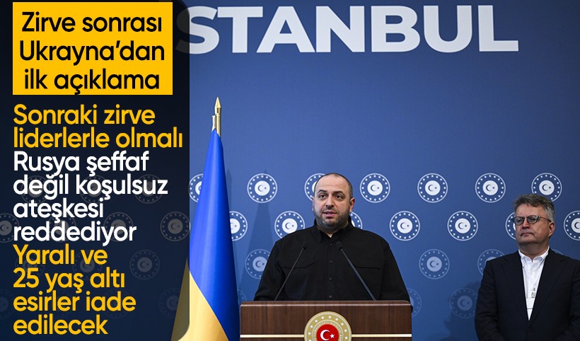 Görüşme sonrası Ukrayna tarafından ilk açıklama: Bir sonraki görüşme liderler zirvesi olmalı