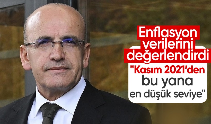 Bakan Şimşek enflasyon verilerini değerlendirdi: Kasım 2021’den bu yana en düşük seviye