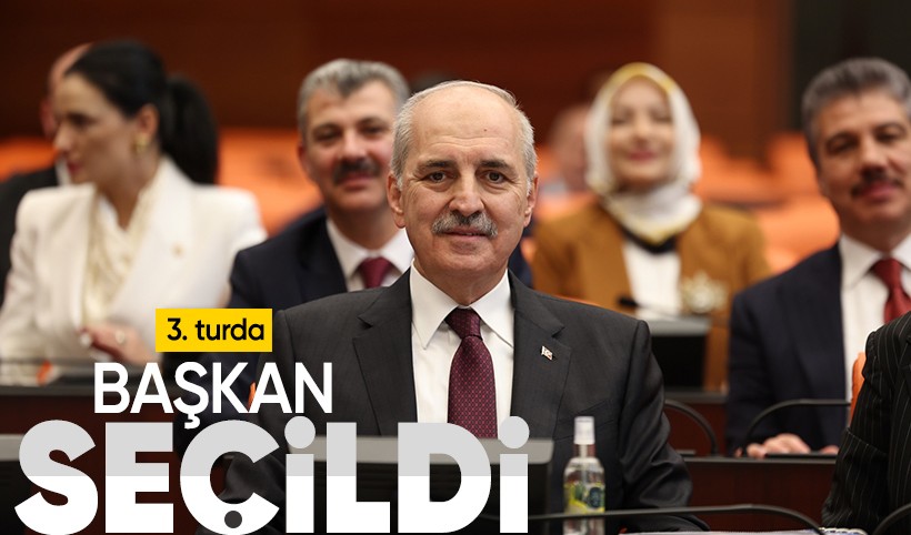 Numan Kurtulmuş bir kez daha TBMM Başkanı seçildi