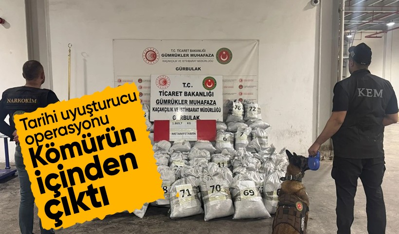 Tarihi uyuşturucu operasyonu: 1.8 ton metamfetamin ele geçirildi