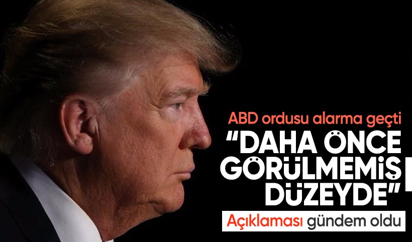 Trump'tan kritik sözler: "Daha önce görülmemiş düzeyde" silah stoklandığını açıkladı