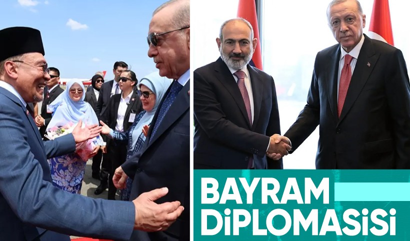 Cumhurbaşkanı Erdoğan'ın bayram diplomasisi | Ermenistan, Malezya, Endonezya liderleriyle görüştü