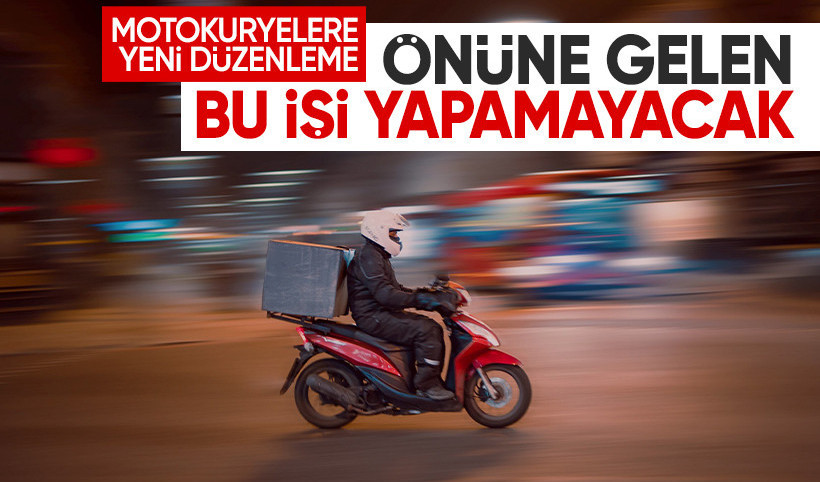 Motokuryelere lisans şartı geliyor: "Önüne gelen bu işi yapamayacak"