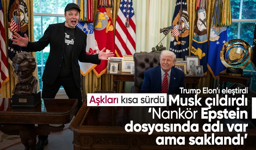 Trump-Musk aşkı kısa sürdü! Musk: Epstein dosyalarında Trump var o yüzden açıklamaladılar