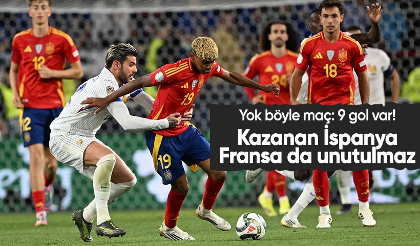 9 gollü maçta kazanan İspanya! Fransa'yı elediler Portekiz'in rakibi oldular