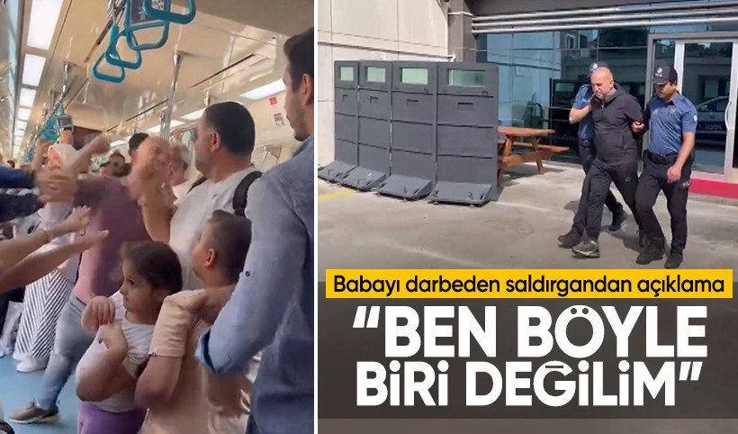 Marmaray'da babaya vuran saldırgandan açıklama: Ben böyle biri değilim