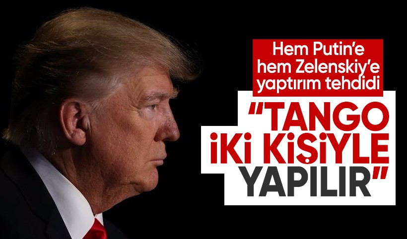 Trump'tan Putin ve Zelenskiy'e gözdağı: Çocuklar gibi kavga ediyorlar