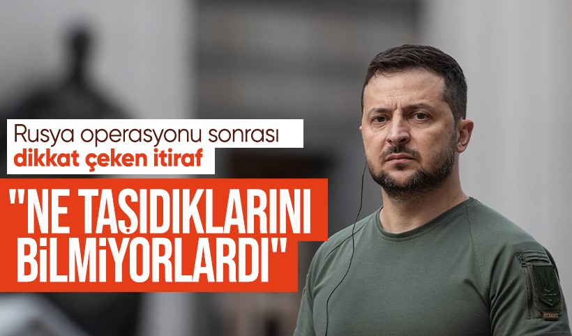 Zelenskiy’den Rusya'ya yapılan operasyon sonrası itiraf: Şoförler ne taşıdıklarını bilmiyordu