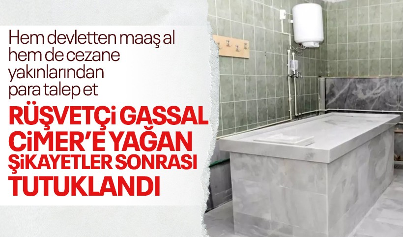 Aydın’da rüşvet iddiasıyla gözaltına alınan gassal tutuklandı