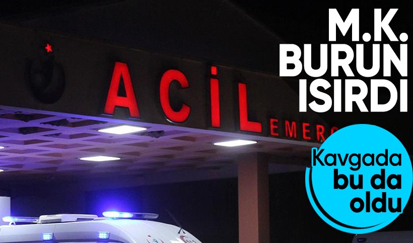 İzmir'de M.K. kavga ettiği gencin burnunu ısırarak kopardı