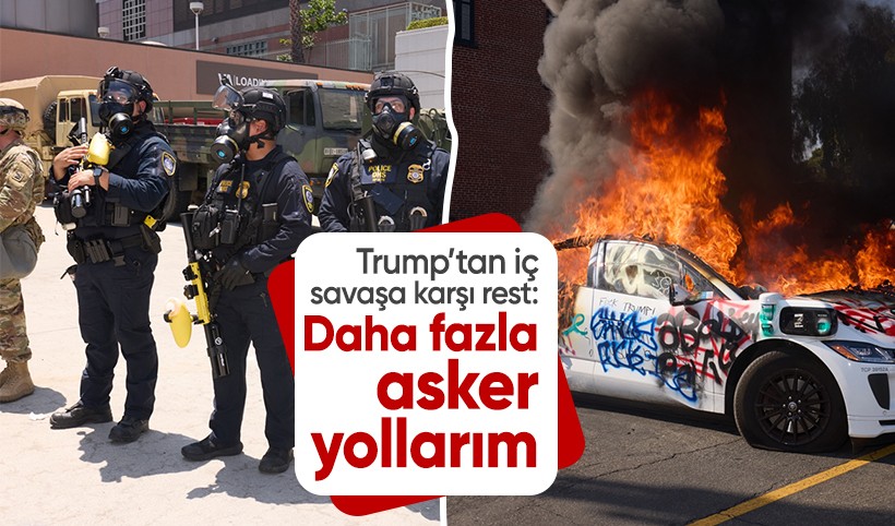 Trump'tan asker tehdidi: İç savaş istemiyorum