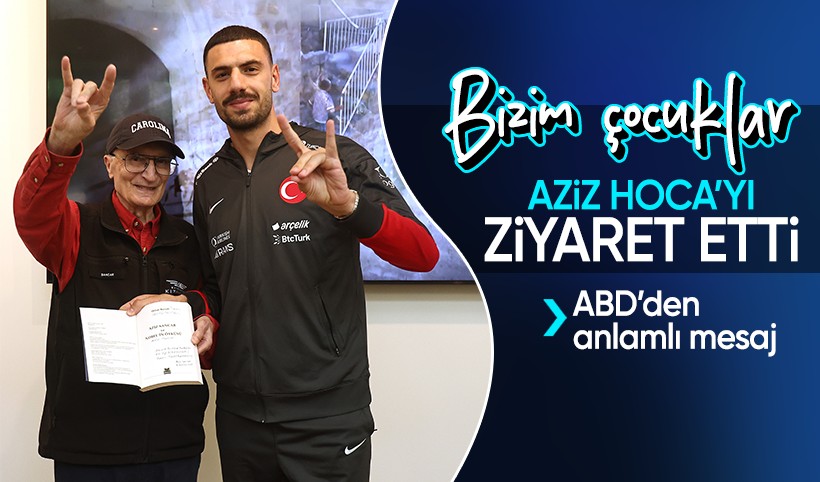 Bizim Çocuklar ABD'de Aziz Sancar'ı ziyaret etti