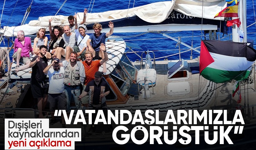 Dışişleri Bakanlığı'ndan 'Madleen'deki Türk vatandaşlarıyla ilgili açıklama