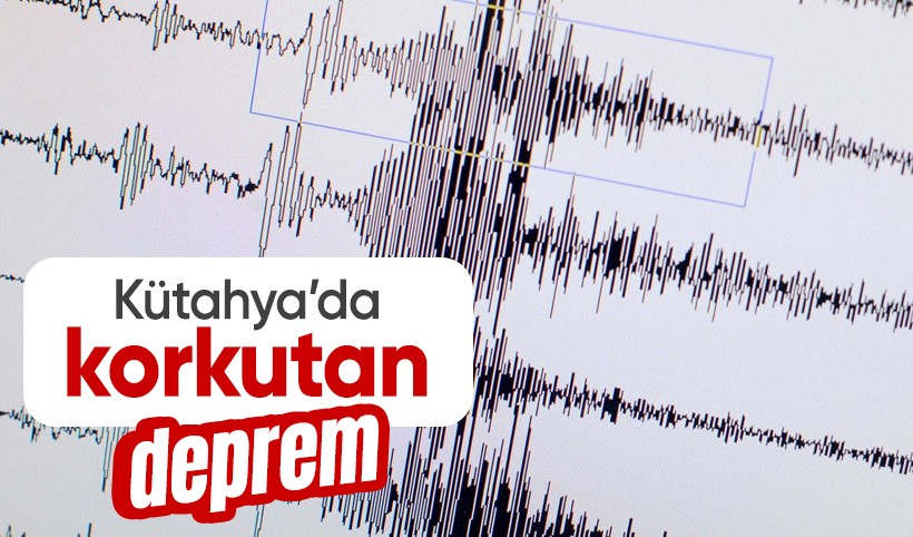 Kütahya'da 4,5 büyüklüğünde deprem