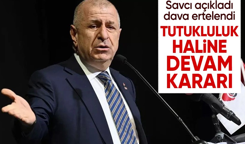 Ümit Özdağ'ın tutukluluğuna devam kararı verildi! Dava 17 Haziran'a ertelendi