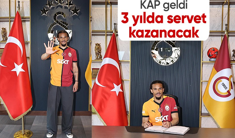 Galatasaray Sane'yi resmen açıkladı: Maaşı 12 milyon euro