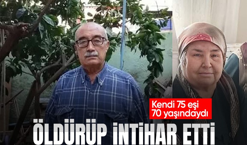İzmir'de 75 yaşındaki amca eşini öldürüp intihar etti
