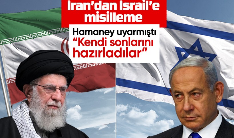 İran'dan İsrail'e misilleme! Hamaney: Sert bir karşılık alacaklar