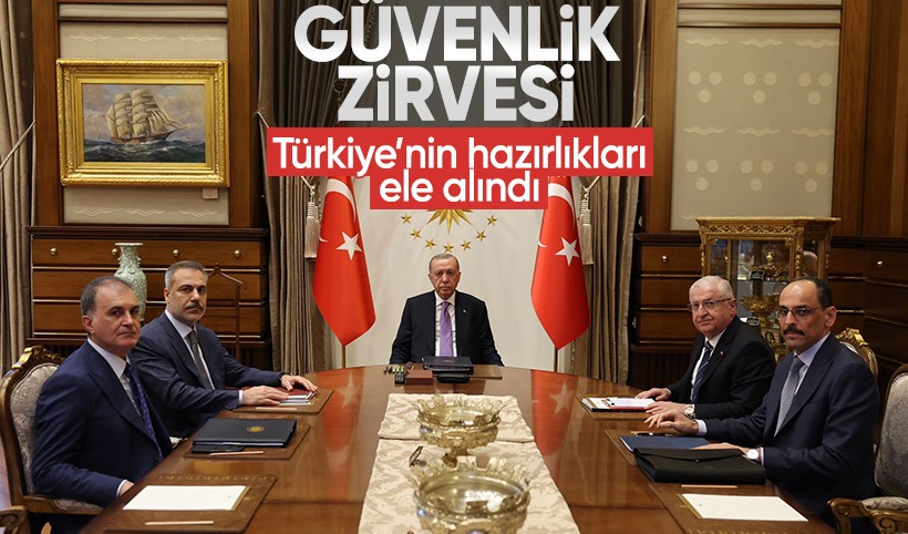 Beşptepe'de güvenlik zirvesi: İran-İsrail çatışması ele alındı