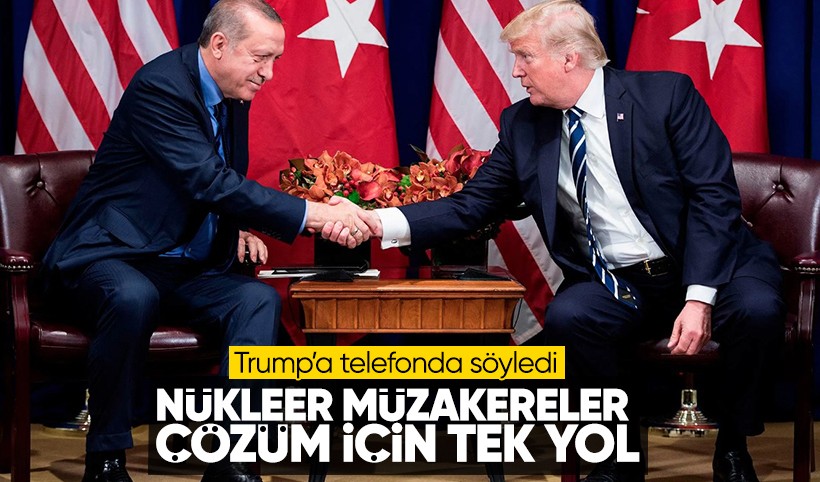 Cumhurbaşkanı Erdoğan ABD Başkanı Trump ile İsrail-İran çatışmasını görüştü