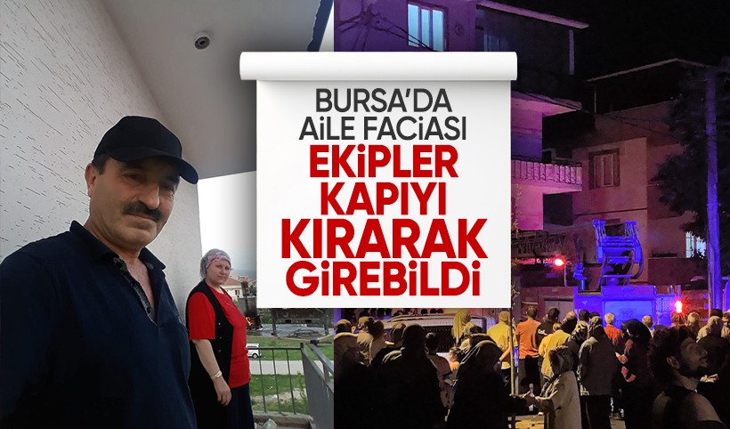 Bursa'da aile faciası: Eşini öldürüp intihar etti
