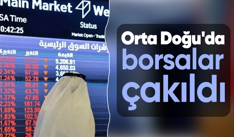 Savaşın peşinden borsalar çakıldı