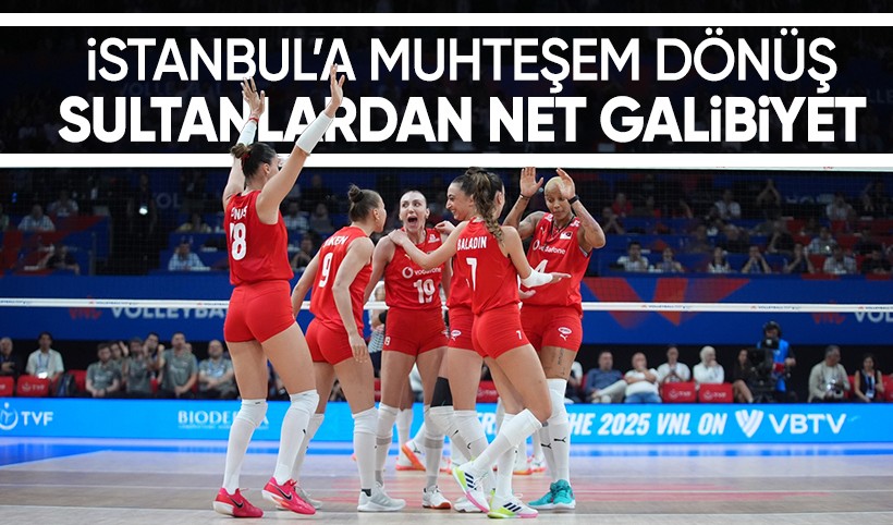 Filenin Sultanları, İstanbul'daki ilk maçında Dominik Cumhuriyeti'ni 3-0 mağlup etti
