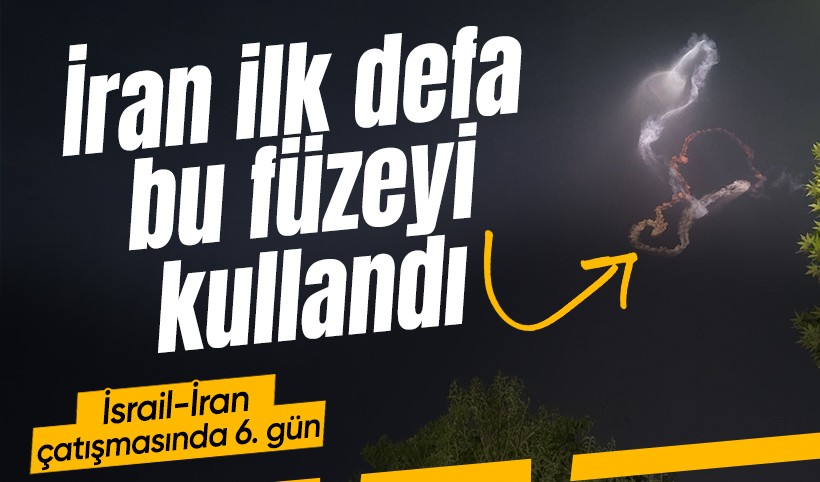 İsrail-İran çatışmasında 6. gün | İran füzeleri ateşledi