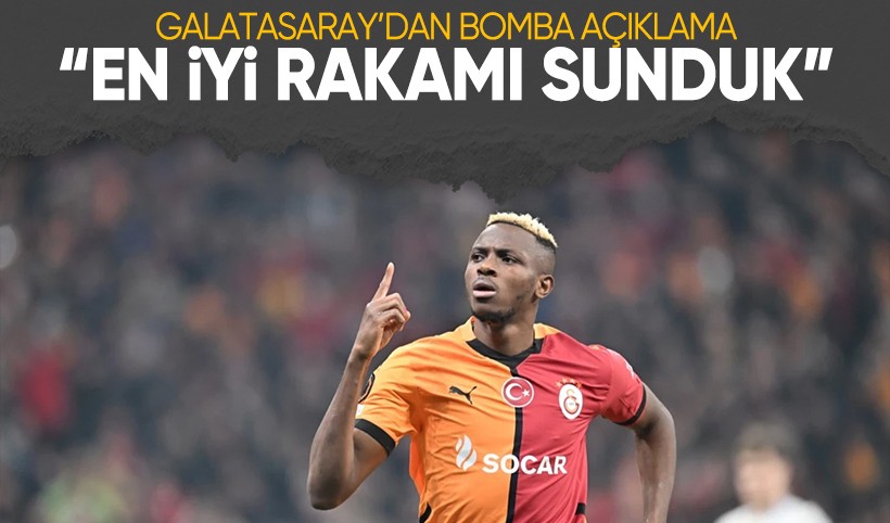 Galatasaray'dan Osimhen bombası: Avrupa'dan daha iyi teklif verdik