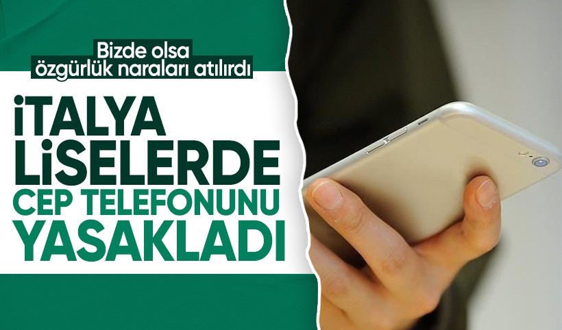 İtalya'da liselerde öğrencilerin cep telefonu kullanması yasaklandı