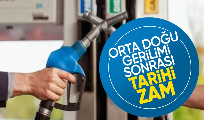Orta Doğu gerilimi akaryakıta yansıdı: Tarihi zam bu gece geliyor