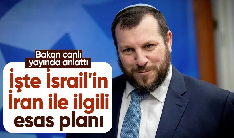 İsrailli Bakan İran ile ilgili esas amaçlarını açıkladı: Muhalefeti ayağa kaldırmak için uğraşıyoruz