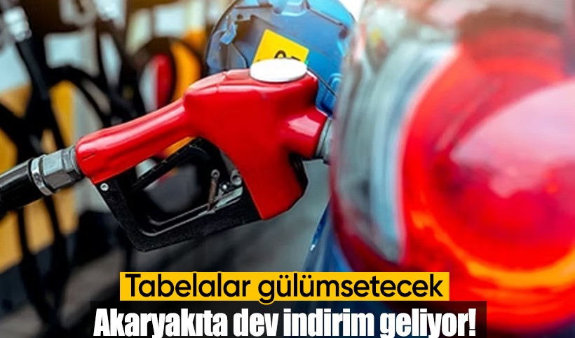 Akaryakıta dev indirimde tarih belil oldu! Tabelalar gülümsetecek