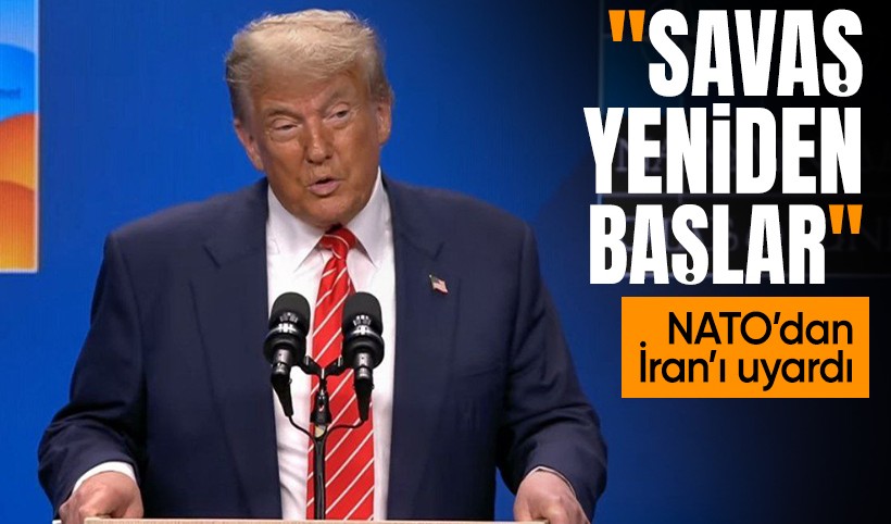 Trump: İran yeniden silah üretirse savaş yeniden başlar