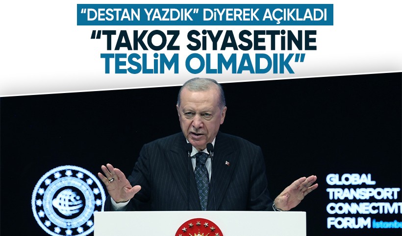 Cumhurbaşkanı Erdoğan: Takoz siyasetine teslim olmadık