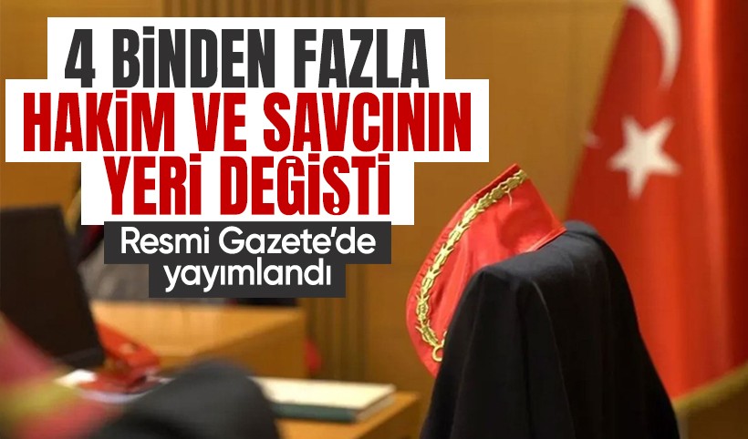 HSK’dan yargıda yeni karar: 4 binden fazla hakim ve savcının görev yeri değişti