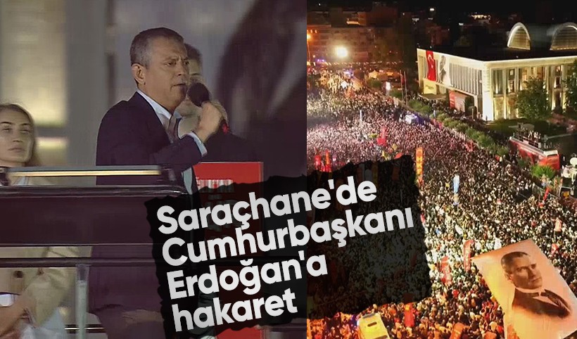 Saraçhane'de Cumhurbaşkanı Erdoğan'a hakaret
