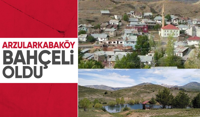Gümüşhane Arzularkabaköy Beldesinin adı Bahçeli olarak değiştirildi