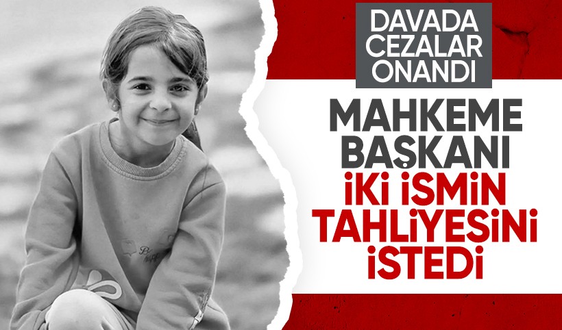 Narin cinayetinde cezalar onandı: Mahkeme başkanı iki ismin tahliyesini istedi