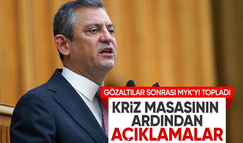 Özgür Özel kriz masasının ardından konuştu: Türkiye artık yol ayrımında