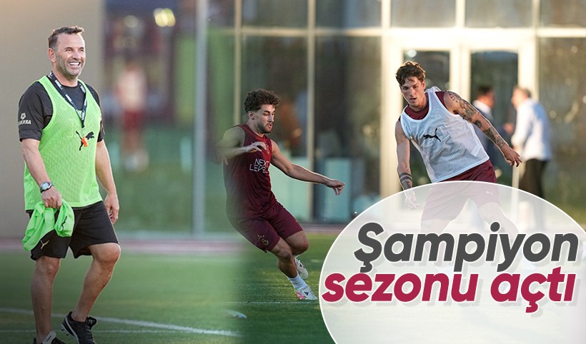 Şampiyon Galatasaray yeni sezon hazırlıklarına başladı