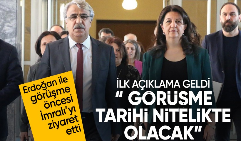 DEM Parti'den İmralı ziyareti sonrası ilk açıklama