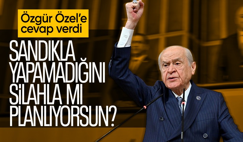 Devlet Bahçeli'den Özgür Özel'e çarpıcı sözler! "Hayırdır darbe mi düşünüyorsun?"