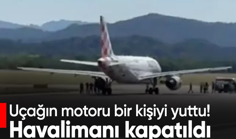 İtalya'da facia! Uçağın motoru bir kişiyi yuttu