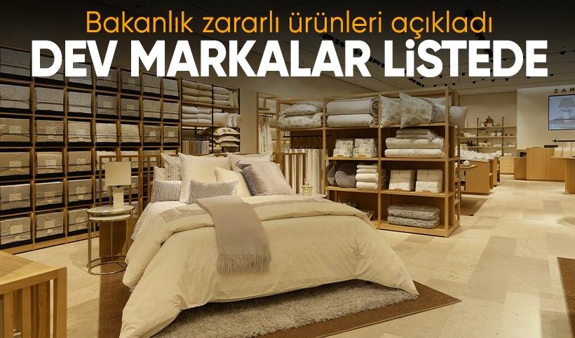 Bakanlık zararlı ürünleri güncelledi: Dev markalar listede