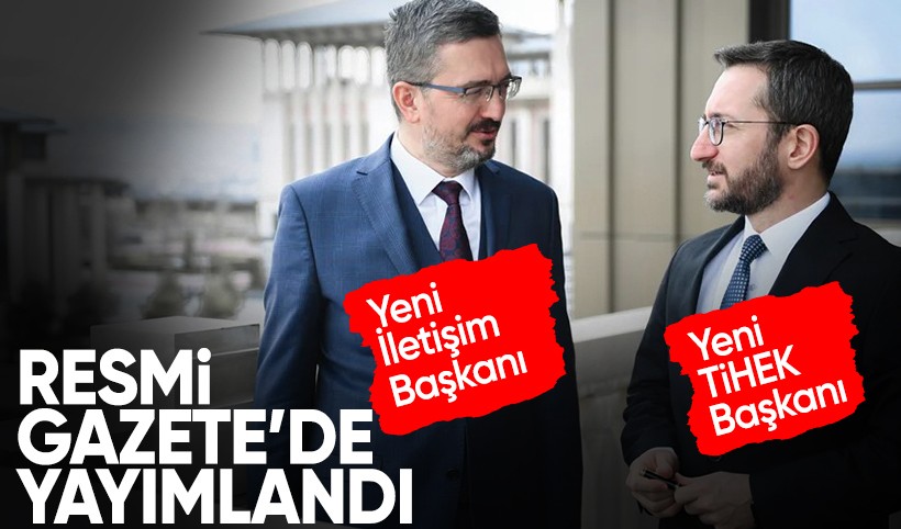 İletişim Başkanlığı'na Fahrettin Altun'un yerine Burhanettin Duran atandı