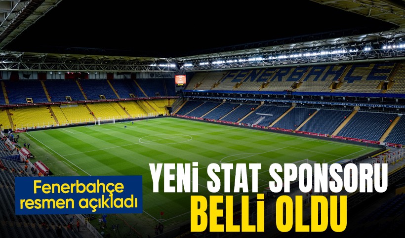 Fenerbahçe resmen açıkladı! Yeni stat sponsoru Chobani