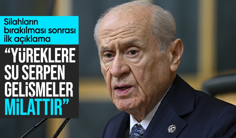 Devlet Bahçeli: Pozitif ve yüreklere su serpen gelişmeler bir milattır